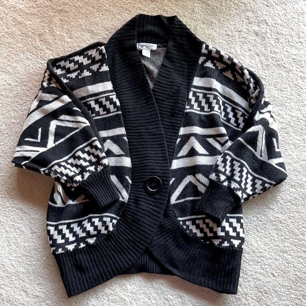Vintage 1986 Aztec Cardigan Sweater